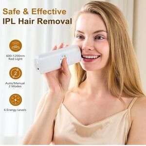 [NWT] White IPL Hair Removal Device